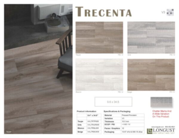 Trecenta Porcelain Tile info