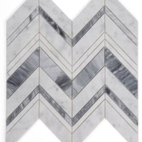 Elysium Chevron Ravenna Lava 11.75 x 12.25