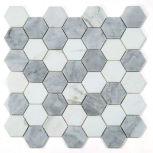 Hexagon City Grey 2 x 2 11.75 x 12