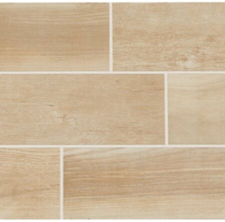 EM01 Emblem 7x20 Beige Wood Tile