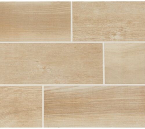 EM01 Emblem 7x20 Beige Wood Tile