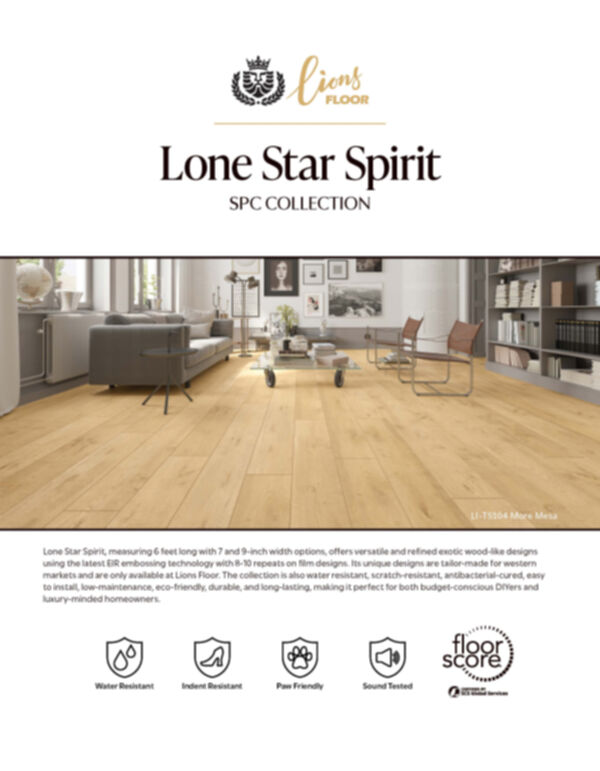 Lions Floor LVP- Lone Star Spirit - Odessa Palm 7x72 - Image 2