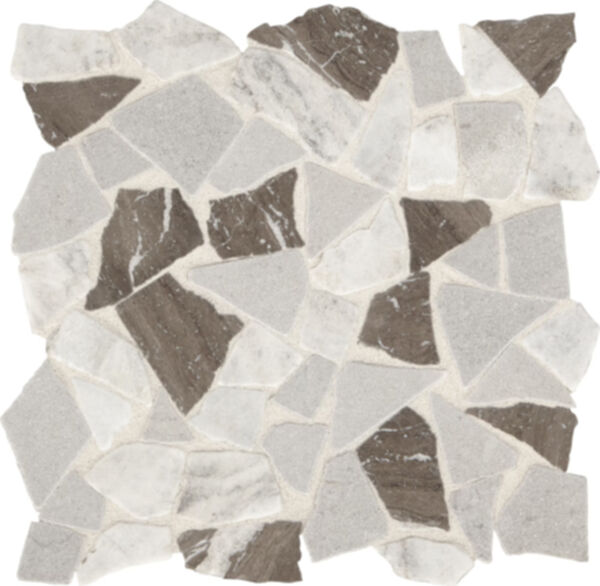 American Olean Reverent Taupe Pebble Mosaic