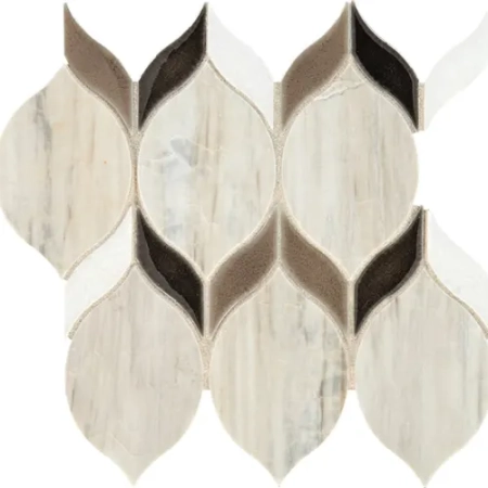 Dal Tile Fonte Double Leaf Pier White Blend