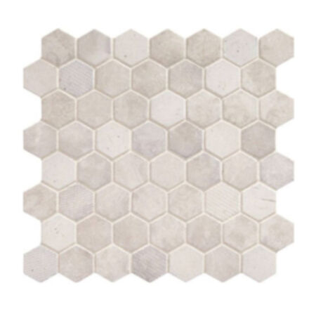Dal Tile Vintage Hex Wisdom White