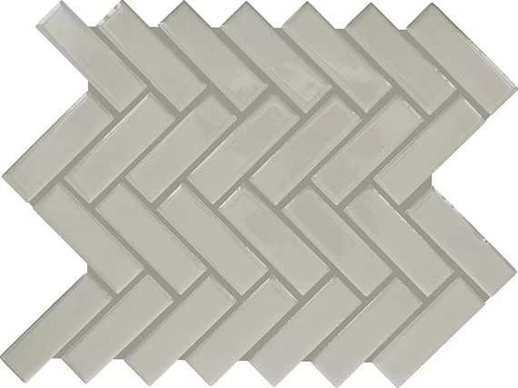 Dal Tile Color Wheel Herringbone Desert Gray