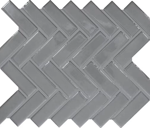 Dal Tile Color Wheel Herringbone Matte Suede Gray