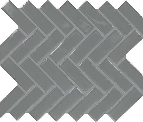 Dal Tile Color Wheel Herringbone Suede Gray