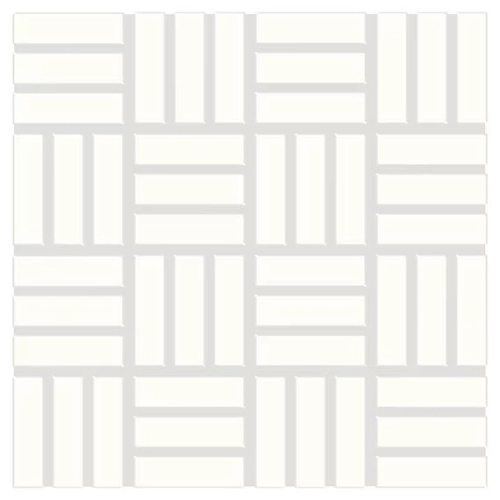 Dal Tile Color Wheel Lattice Weave Arctic White