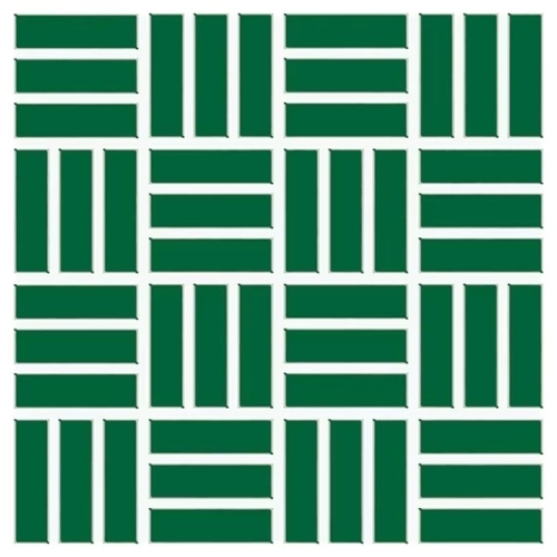 Dal Tile Color Wheel Lattice Weave Emerald