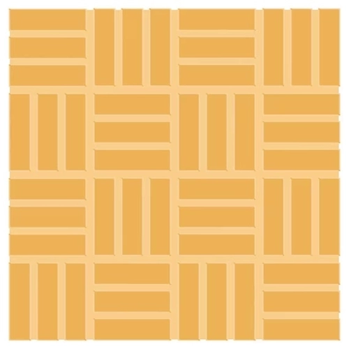 Dal Tile Color Wheel Lattice Weave Mustard