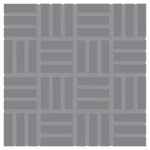 Dal Tile Color Wheel Lattice Weave Suede Gray Matte