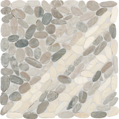 Dal Tile Pebble Oasis Striped Pebble Coal