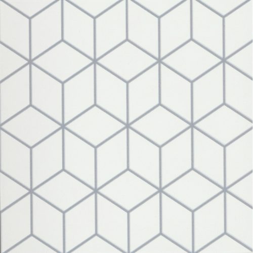 GEOMETRY CUBE GRAY 10X10