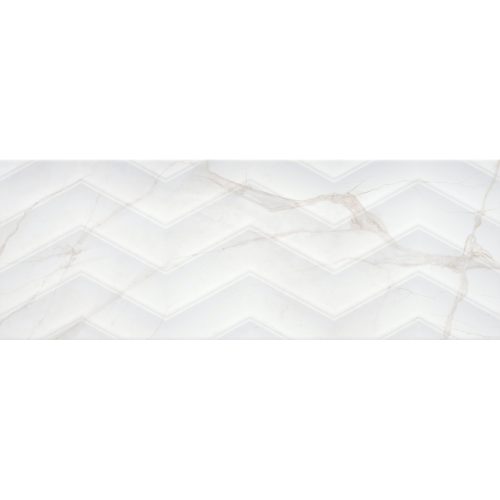 SCULPTURE CHEVRON ORO GLOSSY 13X36