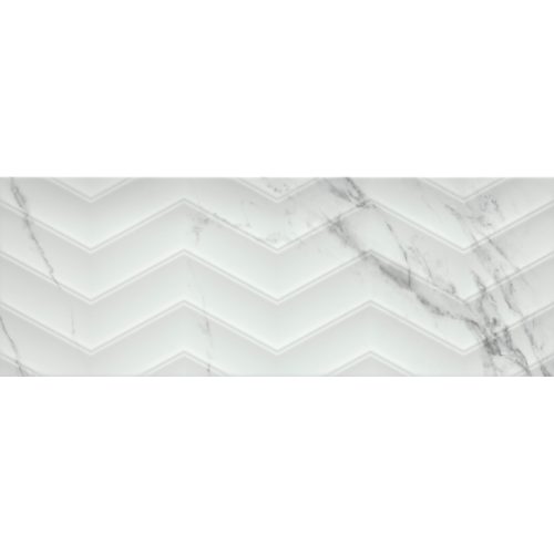 SCULPTURE CHEVRON VENATO GLOSSY 13X36