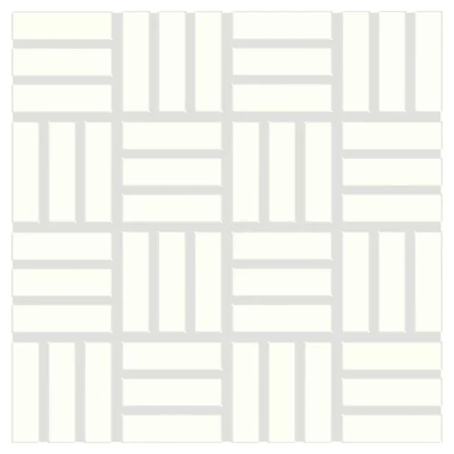 Dal Tile Color Wheel Lattice Weave Arctic White