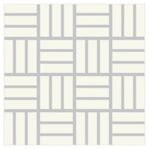 Dal Tile Color Wheel Lattice Weave Arctic White Matte