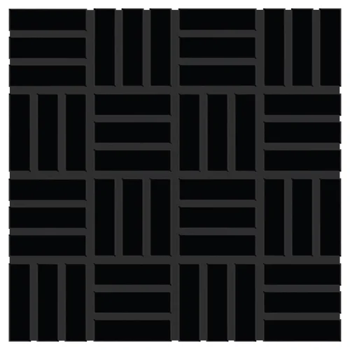 Dal Tile Color Wheel Lattice Weave Black Matte