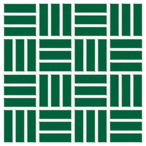 Dal Tile Color Wheel Lattice Weave Emerald