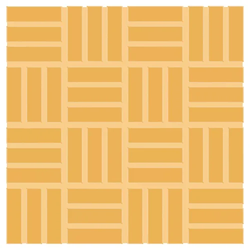 Dal Tile Color Wheel Lattice Weave Mustard