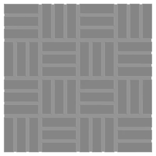Dal Tile Color Wheel Lattice Weave Suede Gray Matte