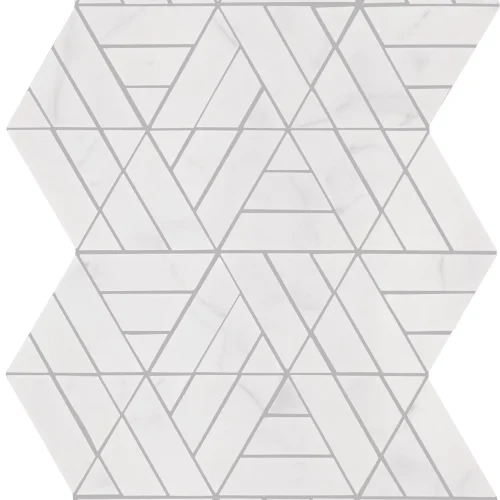 Dal Tile Perfit Mosaix Saran White Trifecta