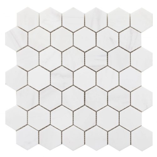 Hexagon Dolomite Honed 2 x 2 12 x 12