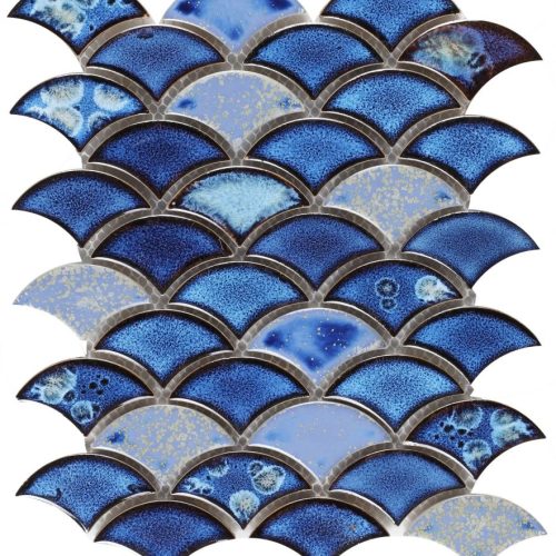 Dragon Scale Royal Blue 9.75 x 12