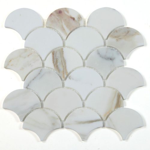 Dragon Scale Calacatta Gold Polished 9.75 x 10