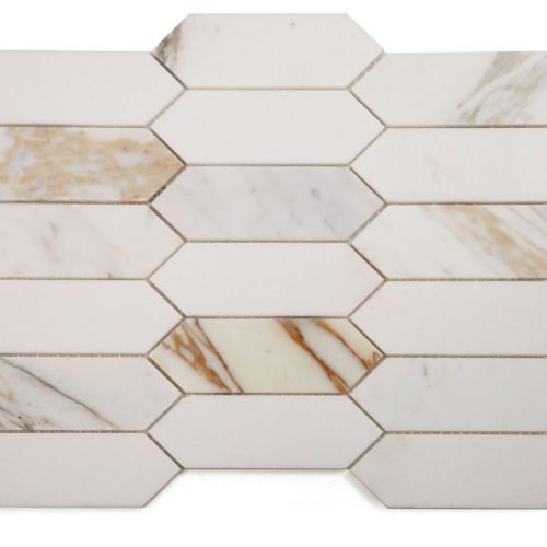 Elongated Hex Calacatta 11.75 x 15