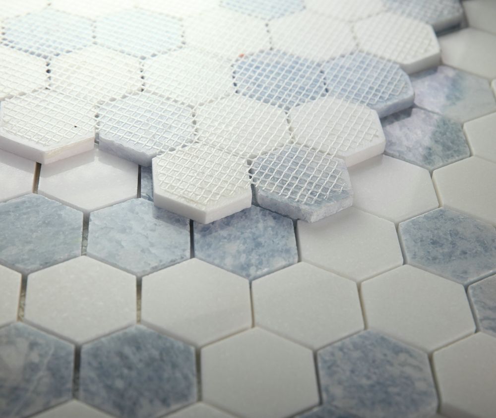 Hexagon Crystal Ocean 2 x 2 11.75 x 12 Mosaic - Image 3