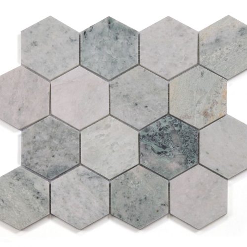 Hexagon Green 3 x 3 10.25 x 11.75