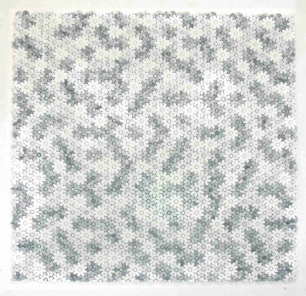 Daisy Wild Grey 12.5 x 13 Mosaic - Image 2