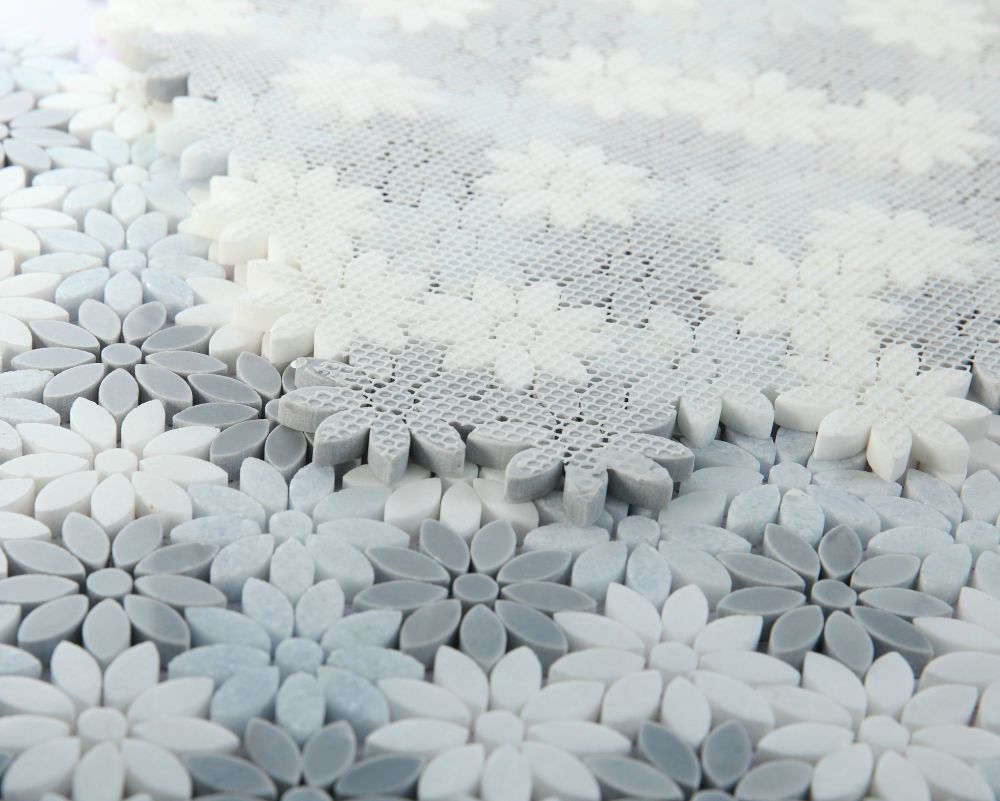 Daisy Crystal Ocean 12.5 x 13 Mosaic - Image 3