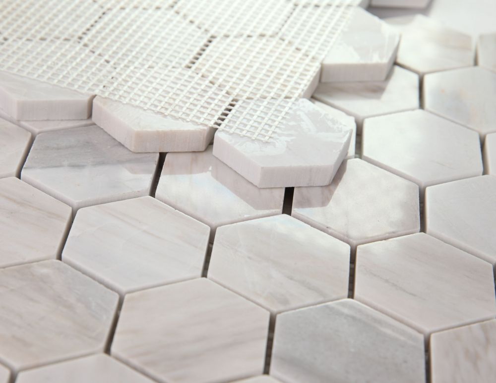 Hexagon Eura Polished 2 x 2 (Eurasian) 11.75 x 12 Mosaic - Image 2