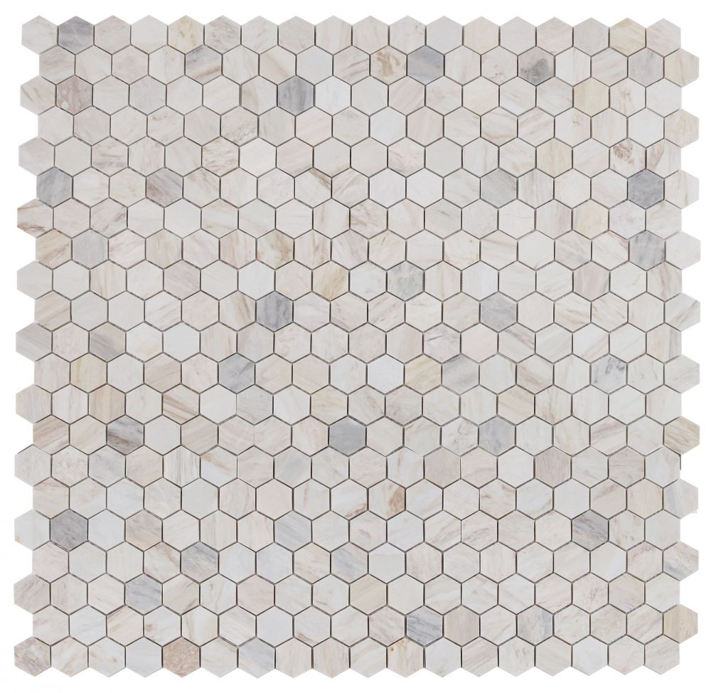 Hexagon Eura Honed 2 x 2 (Eurasian) 11.75 x 12 Mosaic - Image 3