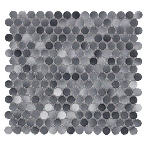 Penny Round Fancy Grey 11.5 x 12.25
