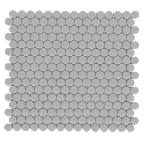 Penny Round City Grey Matte 11.5 x 12.25