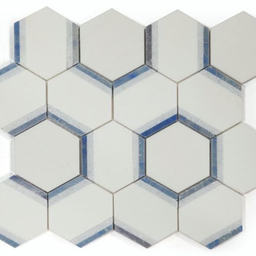 Hexagon Royal Sapphire 12 x 13.75