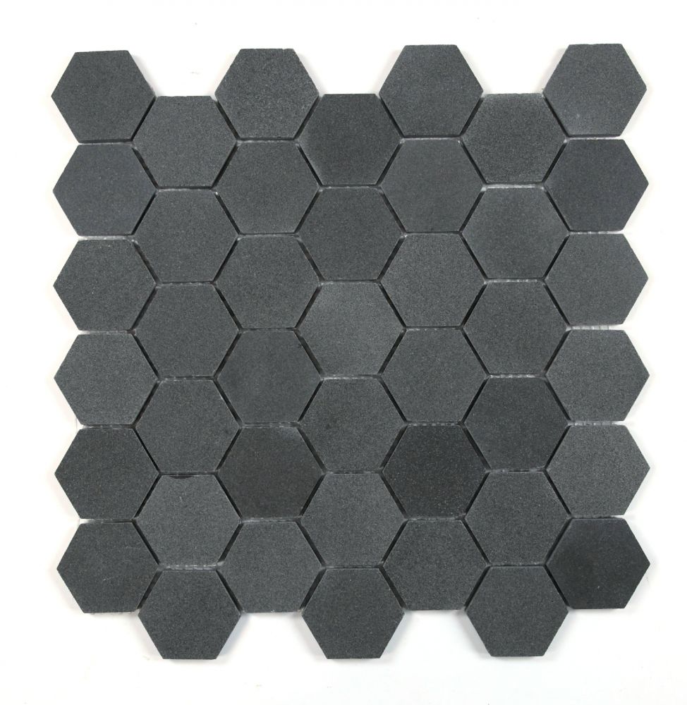 Hexagon Basalt 2 x 2 11.75 x 12