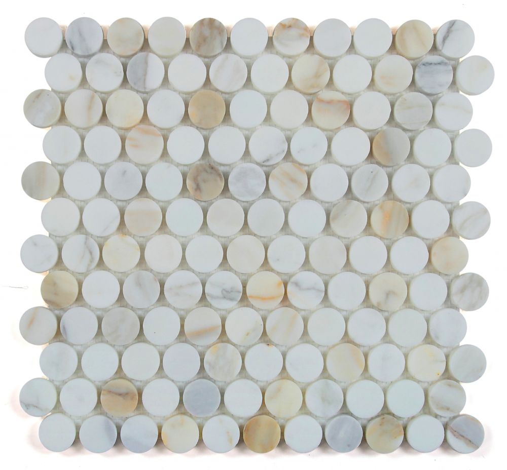 Penny Marble Calacatta Honed 11 x 11.75