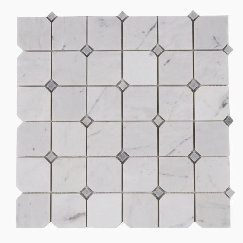 Clipped Square Milky White Honed 11.75 x 11.75