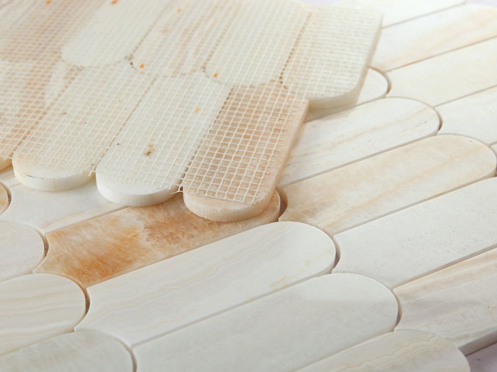 Piano Onyx Ivory Polished 10 x 11.75 Mosaic - Image 3