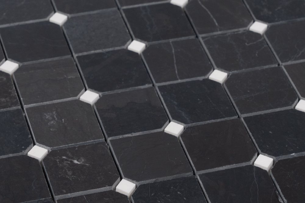 Clipped Square Bluestone 12 x 12 Mosaic - Image 3