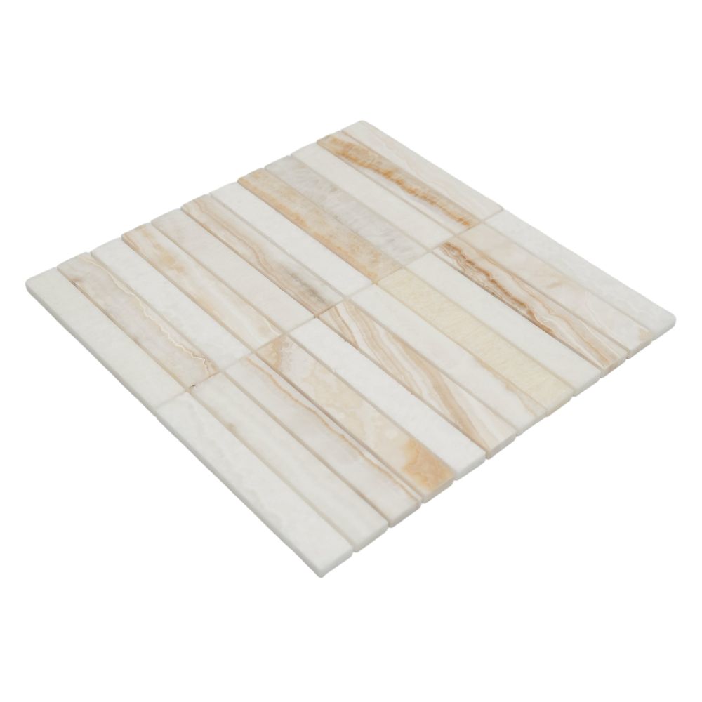 Slot Onyx Ivory 11.75 x 11.75 Mosaic - Image 4